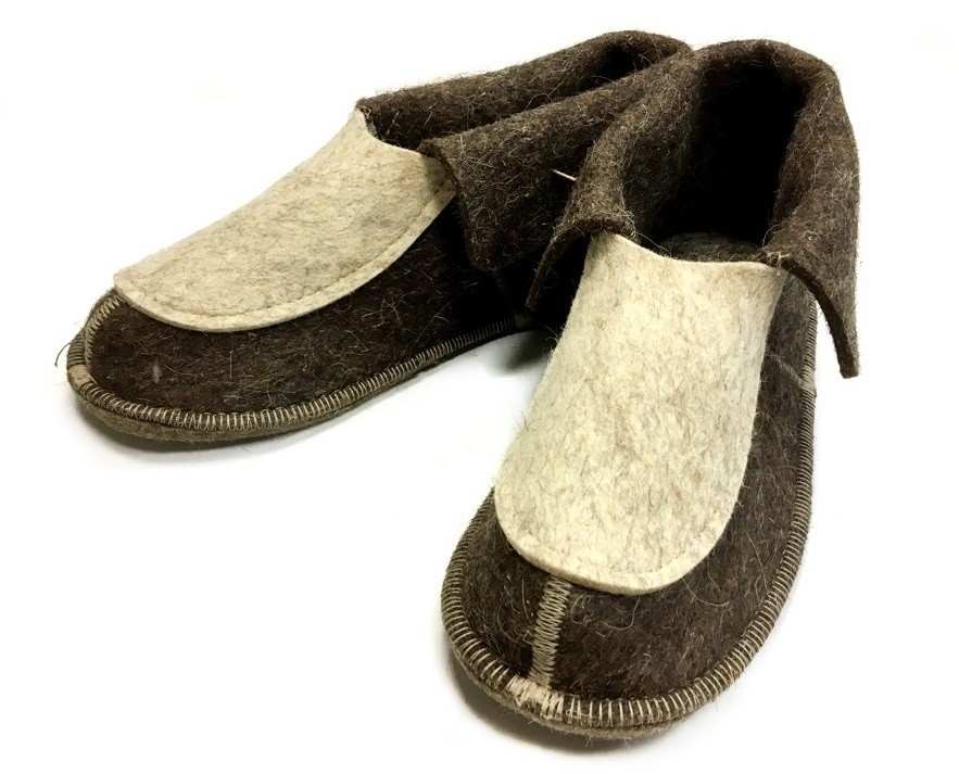 تصویر 3 از پاپوش نمدی ساخت حرفه ای با الیاف کاملا طبیعی